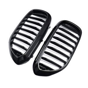 Rejilla de entrada de aire del parachoques delantero para BMW Serie 5 G30 G38, plástico ABS negro, pieza de mejora de reequipamiento - Product Image 3