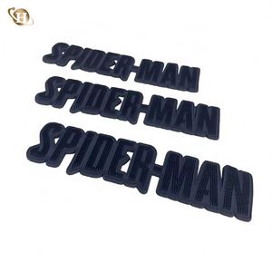 Professional Custom 3D Soft Rubber PVC Silicone Embossed Large <b>Letter</b> Patch Label logo for Clothing Backpack Hat - Product Image 3