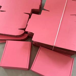 Logo Printing Corrugated Clothing Shipping Boxes Pink <strong>Red</strong> Color Mailer Packaging Mailing <strong>Box</strong> - Product Image 6