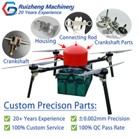 Servicio de Mecanizado CNC Personalizado para Piezas de Carcasa de Motor de Drones/UAV de Acero Inoxidable y Aleación de Aluminio con Fundición a Presión