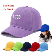 Gorras con logotipo bordado personalizado para niños jóvenes, visera Lisa para niños, gorra de béisbol transparente Ny en blanco, gorra deportiva para niños
