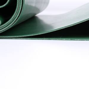 Glattes Grünes PVC-Förderband mit Hitzebeständigkeit und 2 Jahren Garantie für Kartonverpackungsmaschinen und Hühnerfutterverarbeitung - Product Image 3