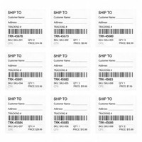 Etiquetas Térmicas Directas Removibles, Libres de BPA, 2x1 3x2 4x6 Pulgadas, Adhesivo Sin Residuos, para Impresoras Zebra, Brother, DYMO