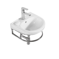 Mini Lavabo Mural de Balcon pour Petits Espaces, Vasque Compacte Suspendue