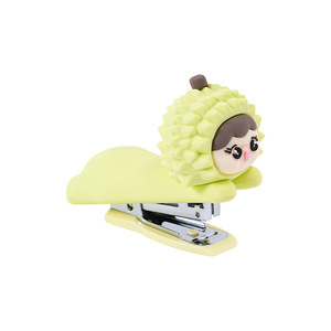 Cute Durian Shaped Mini Stapler Set Portable Stationery For Office And Student Use 15pcs With 246 Needle Type - Product Image 5