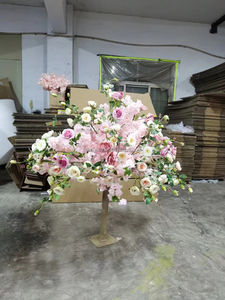 Albero di Ciliegio Artificiale Lussureggiante, Perfetto per Decorazioni di Matrimoni ed Eventi, Ornamento Floreale Elegante Rosa per Interni ed Esterni - Product Image 5