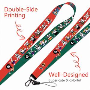 Beauty Magic House Full Cartoon <b>Polyester</b> <b>Lanyard</b> Student Neckband Key ID Card Holder - Product Image 3