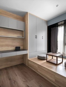 Mobili Moderni per Camera da Letto in Legno Massello Stile Tatami con <span class=keywords><strong>Armadio</strong></span> <span class=keywords><strong>e</strong></span> Libreria Personalizzabili, Altezza Regolabile <span class=keywords><strong>e</strong></span> Funzionalità Convertibili - Product Image 3