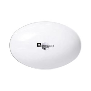 Lavabo sur pied en porcelaine fait main de bonne qualité, surface lisse, vasque à poser en céramique - Product Image 4