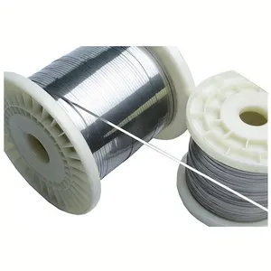 Aleación de cromo níquel Nichrome 8020 Ribbon Nicr80/20 Resistencia de calentamiento eléctrico Tira de alambre plano