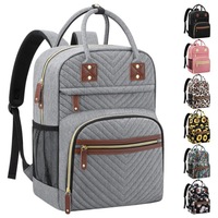 Tas Ransel Popok Bayi Lipat Portabel Model Oxford, Tas Bayi Custom dengan Kapasitas Besar untuk Perjalanan Ibu & Ayah