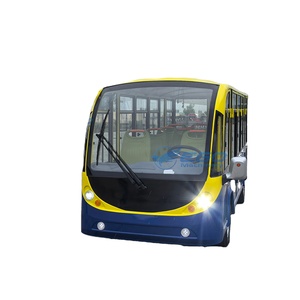 Autobús Eléctrico de Turismo para 14 Pasajeros, Autobús Eléctrico de 17 Asientos para Atracciones Turísticas, Autobús de Cuatro Ruedas para Transporte en Hoteles - Product Image 1