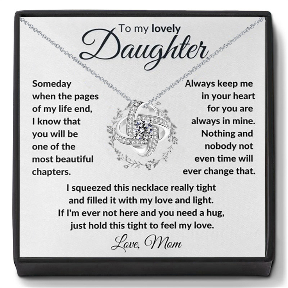 Necklace (silver) + C Card Gift Box