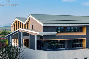 غاج تصميم الرجعية الطوب صيانة منخفضة واجهات الجدار الخارجي بناء لوحات لوحات الاسمنت الألياف المغلفة مسبقا - Product Image 2