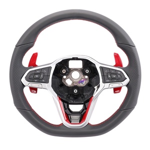 Volante Completo de Cuero Gris Directamente de Fábrica para Volkswagen VW <span class=keywords><strong>Golf</strong></span> <span class=keywords><strong>8</strong></span> R MK8 GTI <span class=keywords><strong>GTE</strong></span> - Product Image 2