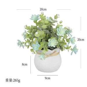 2025 vendita calda <span class=keywords><strong>zucca</strong></span> artificiale <span class=keywords><strong>pianta</strong></span> verde in vaso per la decorazione della casa - Product Image 6