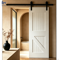 Porte coulissante moderne sur mesure à prix d'usine, style grange, à suspension supérieure, pour cuisine, chambre et bureau