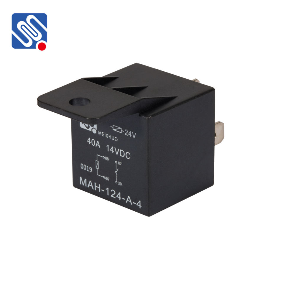 Meishuo MAH 12 Volt 60 Amp Automotive Smart Car Relay Set 12V to 14VDC 5Pin Changeover with Socket