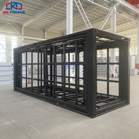 Prix de gros 40 pieds de luxe Tiny 2 3 4 5 6 chambres à coucher Maisons conteneurs préfabriquées extensibles pliables en acier galvanisé
