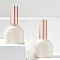 Échantillons Gratuits, Flacon de vernis à ongles en verre vide de 15 ml, best-seller de l'usine, avec pinceau et bouchon ; MOQ faible de 1 000 pièces.