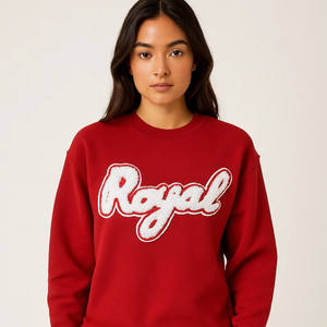 Patch en chenille personnalisé en feutre et résine, thermocollant, avec logo dessin animé, couleurs assorties, pour vêtements, vente en gros OEM - Product Image 6