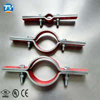 Collier de fixation Unistrut UTT50, support vertical galvanisé pour collier de raccordement en acier pour système d'incendie de bâtiment commercial