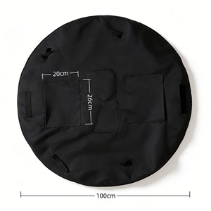 Bolsa de Viaje de Gran Capacidad, Ligera, con Cierre de Gancho y Bucle de Poliéster, para Viajes, Gimnasio, Portátil, Campamento, con Cordón Ajustable - Product Image 4