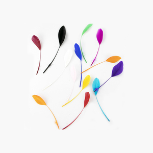 Custom Dyed Colors Millinery Supplies Stripped Goose <strong>Feather</strong> <strong>Feathers</strong> 15-20cm for DIY Wedding/Party Decorations 100 Pcs/Bundle - Product Image 4