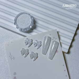 New Arrivals Shimmer Diamond Glitter Wedding Nail Decorative White Flash Diamond Glitter - Product Image 3