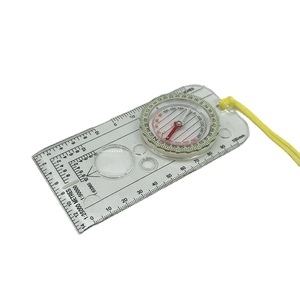 Bussola Luminosa in Acrilico Trasparente per Orientamento Esterno con Scala Mappa per Turismo, <span class=keywords><strong>Campeggio</strong></span> e Alpinismo - Product Image 1