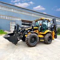 Chargeuses-pelleteuses CNZX 4CX 2,5 tonnes 4x4, excavatrice à quatre roues motrices, pelle rétrocaveuse, rétroexcavatrice de style JCB