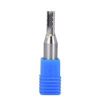 Mata Bor CNC TCT 1/2*6*15 1/2*8*28 Arden Router Bit 3 Mata Pisau Pemotong dengan Chip Breaker untuk Melamin/MDF/Kayu Keras