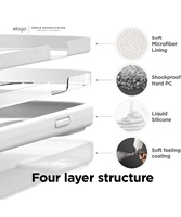 Conception logo personnalisé coloré antichoc pour iPhone 15 14 Pro Max étui de téléphone mobile étui en silicone liquide