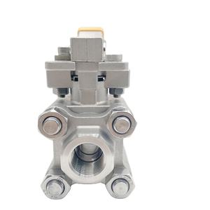 صمام كروي ملولب يدوي 3 من Furui ، ISO وسادة تثبيت ضغط عالي RC NPT BSPT BSPP ، صمامات فراشة من الفولاذ المقاوم للصدأ - Product Image 4