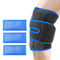 Genou Réglable Réutilisable Gel Pad Chaud Froid Thérapie Wrap Brace Flexible Gel Compression Ice Pack Wrap pour Genou