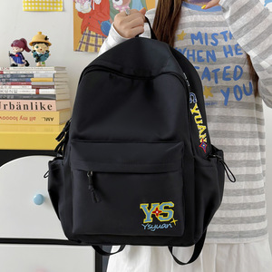 Cross-border new american retro letter embroidery <b>backpack</b> 2026 new arrival - Product Image 1