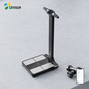 अद्वितीय स्मार्ट स्केल संरचना मॉनिटर बिया-बायोइलेक्ट्रिकल 8 सेंसर बॉडी के साथ उच्च सटीक डिजिटल वसा वजन स्केल - Product Image 1