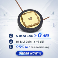 Antenne GNSS SHJJTT002 FALAYI S-Band + B1/L1 avec VSWR de 1,5, impédance de 50 ohms, polarisation circulaire droite (RHCP)