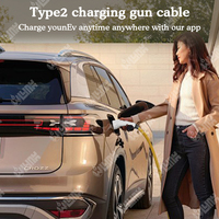 Câble de charge universel OLINK pour VE, type 2, 32A, 250V, 5m, niveau 2, 7kW, pour la maison et le lieu de travail