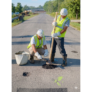 Compuesto de Reparación de Carreteras Esmac PR, Material de Reparación de Asfalto Premium para Rellenar Baches, Uso en Mantenimiento de Carreteras, Esmac PR - Product Image 1