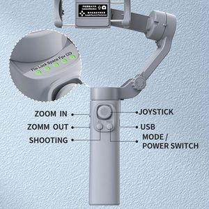 Stabilizzatore Gimbal Professionale a 3 Assi F5 per Smartphone, con Tracciamento del Viso, per VLOG e Selfie, Lunghezza Focale Regolabile - Product Image 5