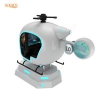 Simulateur VR en métal électronique à 2 joueurs de haute qualité Machine de jeu d'arcade 220V Avion à pièces pour enfants VR Virtuel