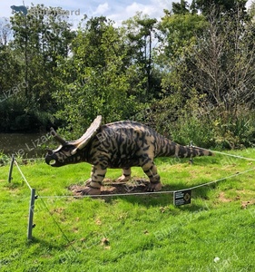 Công viên giải trí khác sản phẩm animatronic tương tác Khủng long <span class=keywords><strong>Triceratops</strong></span> mô hình tại Trung Quốc - Product Image 6