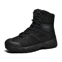 Bottes tactiques montantes imperméables pour hommes, idéales pour la randonnée et le travail en milieu désertique – Vente en gros