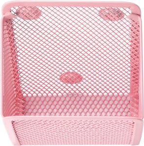 Portapenne Magnetico in Rete Metallica <span class=keywords><strong>Rosa</strong></span>, Porta Penne in Acciaio Inossidabile con Magneti, Organizzatore per Lavagna - Product Image 5