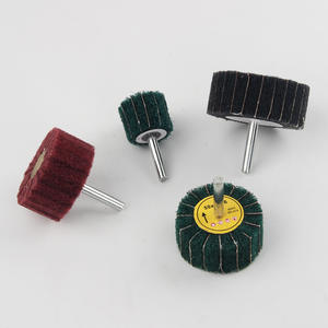 Cabezal de pulido abrasivo tipo disco con almohadilla de fregado, rueda de pulido de fibra de nailon, abrasivo reforzado para trefilado - Product Image 5