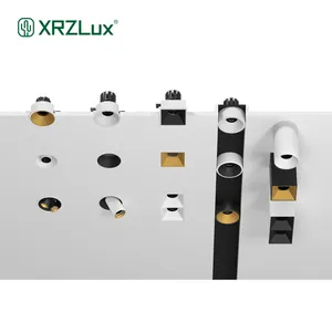 XRZLux-سلسلة الإضاءة المهوس 110V 220V, مصابيح ليد للسقف ، حجم 75 مللي متر ، تركيبات الإضاءة الراقية