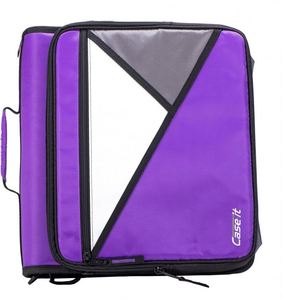 Échantillon gratuit - Classeur à fermeture éclair Mighty Zip Tab 3 pouces, vert, pour hommes et femmes, fabriqué par une usine certifiée BSCI - Product Image 2