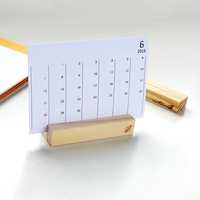 Support de calendrier en bois de hêtre de forme personnalisée, support photo, support de carte, socle en bois, support de présentation, fabrication de produits en bois