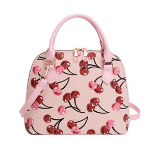 Borsa a <span class=keywords><strong>tracolla</strong></span> <span class=keywords><strong>mini</strong></span> a cupola con stampa ciliegie da donna, graziosa borsa a <span class=keywords><strong>tracolla</strong></span> con cerniera, nuova moda 2026, borsa a spalla a conchiglia con <span class=keywords><strong>tracolla</strong></span> rimovibile - Product Image 5